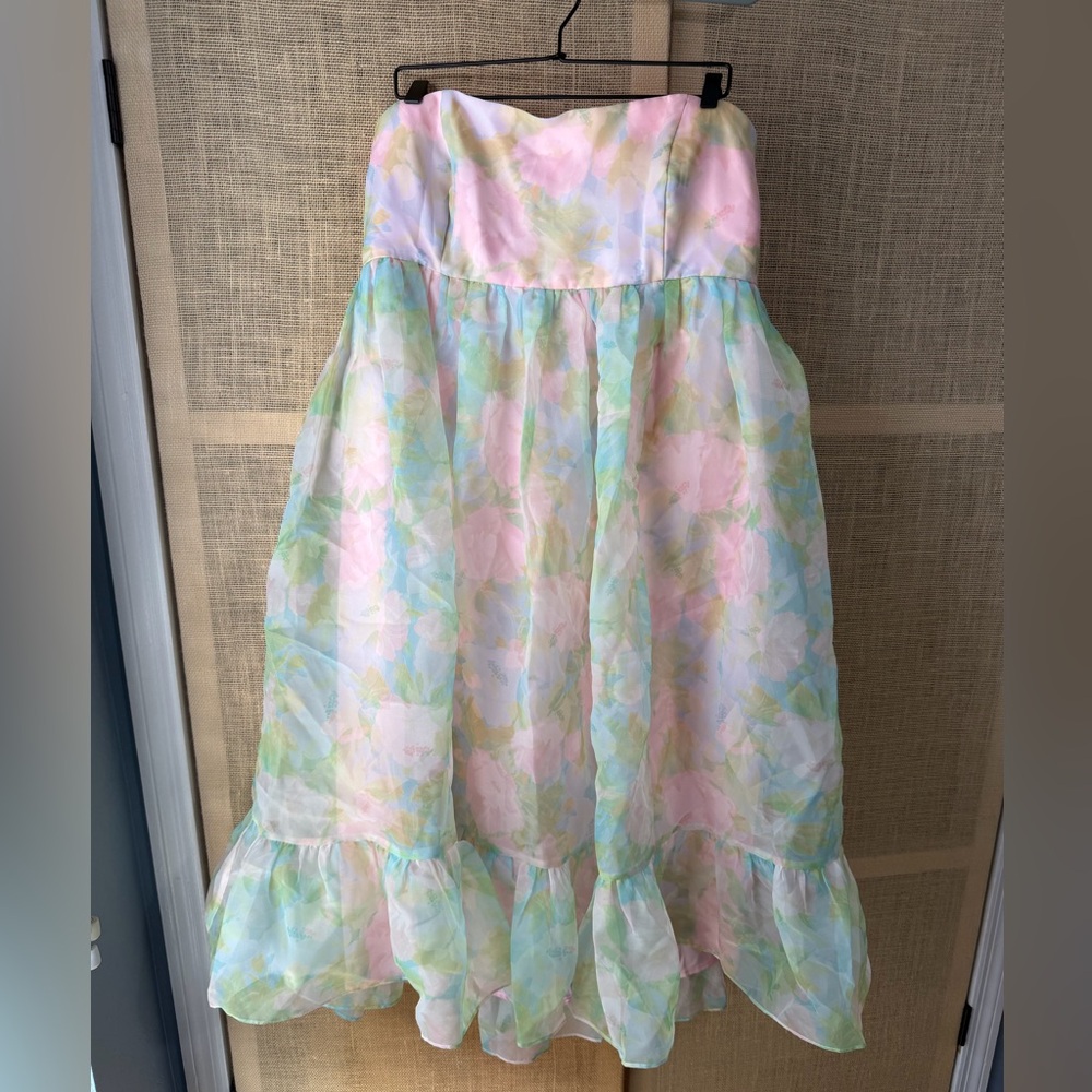 Selkie Maison Amory Pastel Paints Cloud Dress